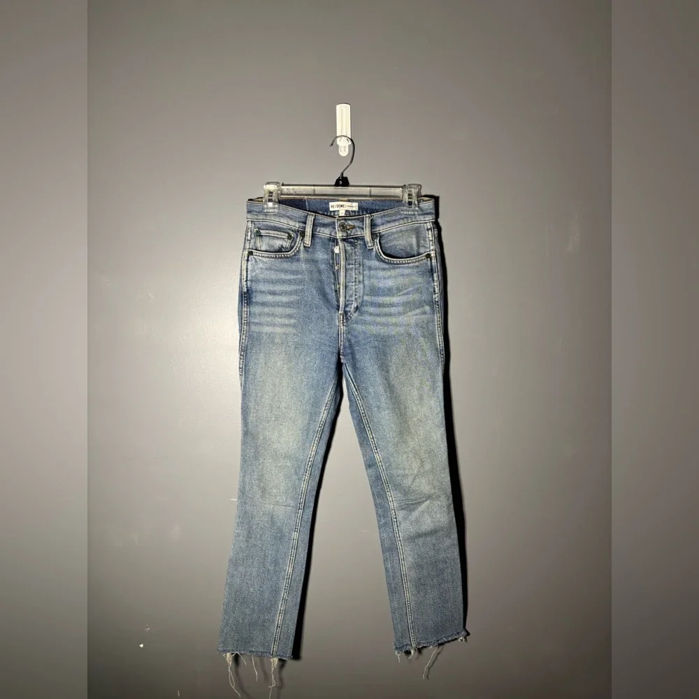 Re/done Originals Double Needle Long in Light 41 Women’s Size 27 - Picture 2 of 6
